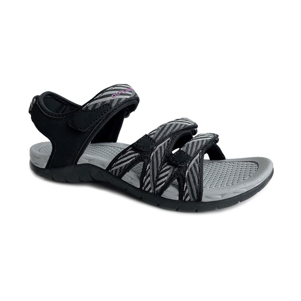 Outland Naia Bump Toe Women's Black/Gray Beach Sand Walking Sandals Size 9
